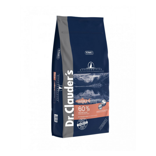 Dr. Clauder's hyposensitive sausas maistas suaugusiems šunims su lašIša ir bulvėmis 11.5kg