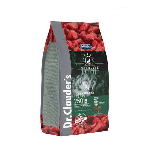 Dr. Clauder‘s pašaras šunims wildlife lamb 2kg