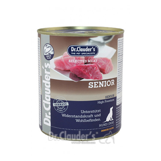Dr. Clauder's senior subalansuotas drėgnas maistas vyresnių šunų imuninei sistemai 800g