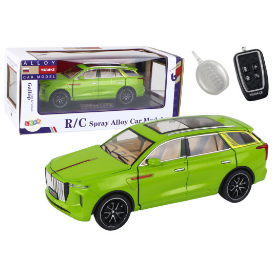 Nuotoliniu būdu valdomas automobilis, 1:24, žalias