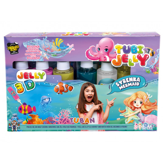 Kūrybinis rinkinys Tubi Jelly, 6 spalvos
