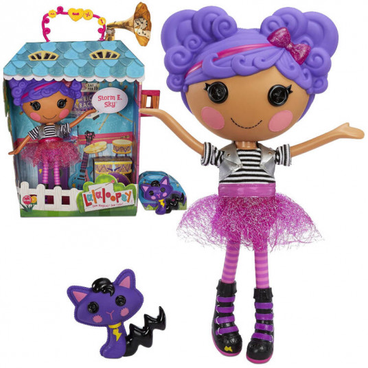  Lėlė Lalaloopsy 33 cm su kačiukas 