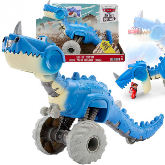 Interaktyvus dinozauras, Cars, mėlynas