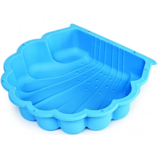  Plastikinė smėlio dėžė Kriauklė, mėlyna 