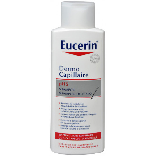 Eucerin - Hair shampoo for sensitive skin pH5 Dermocapillaire 250 ml