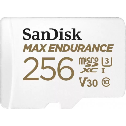  SanDisk Max Endurance MicroSDXC 256 GB Class 10 UHS-I/U3 V30 Memory Card 