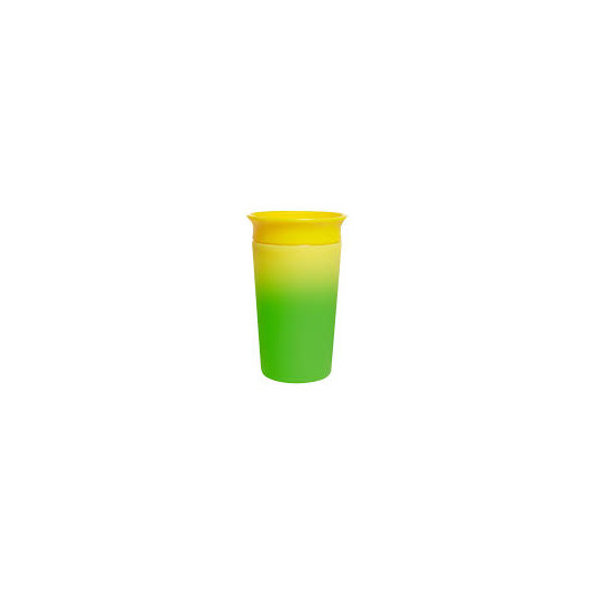 MUNCHKIN gertuvė su spalvų keitimo efektu MIRACLE, yellow, 266 ml, 12m+, 051868