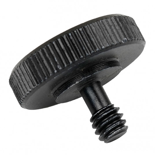  Caruba adapter screw 1/4&quot;M 1/4&quot;F with metal grip black 