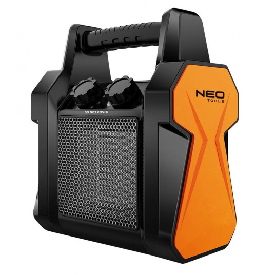  NEO TOOLS 90-061 elektrinis patalpų šildytuvas Keramika PTC 3000 W Juoda, Oranžinė 