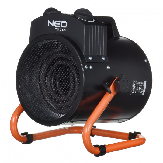  NEO TOOLS 90-067 elektrinis patalpų šildytuvas Nerūdijantis plienas 2000 W IPX4 Juoda 