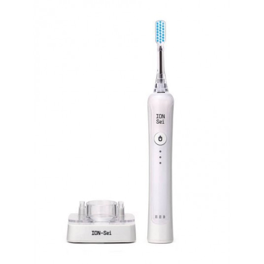  ION-Sei ION-201-DW elektrinis dantų šepetėlis Suaugusiems „Sonic“ dantų šepetėlis Balta 