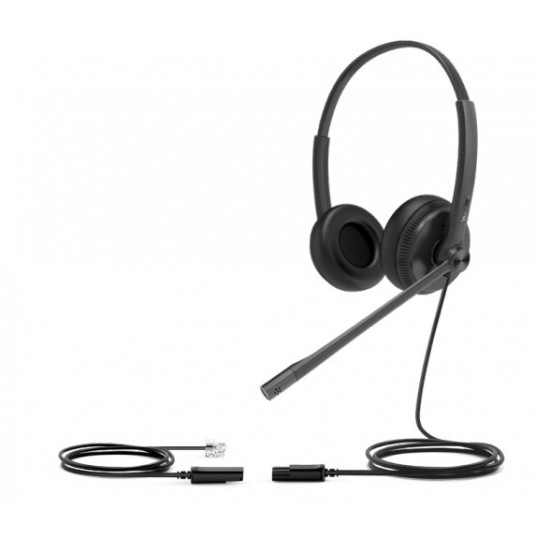  Yealink YHS34 Lite Dual Headset kabelgebunden QD zu RJ12 