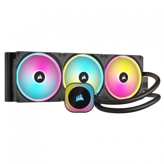  Corsair H170I Procesorius Aušinimo skysčiu rinkinys 14 cm Juoda 