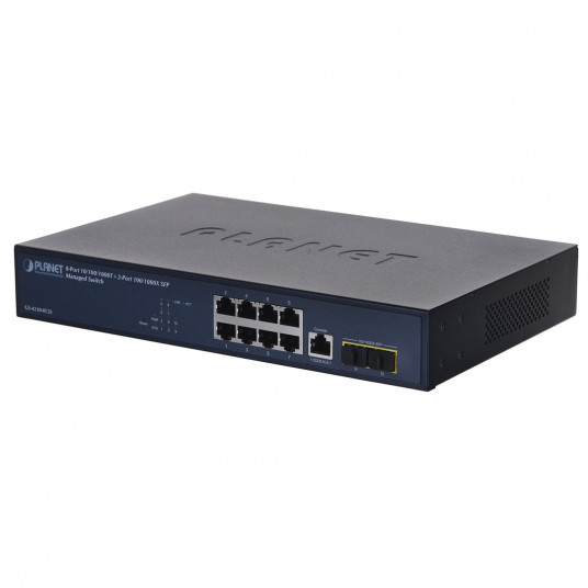  PLANET 10/100/1000T + 2-Port Valdomas L2/L4 Gigabit Ethernet (10/100/1000) 1U Mėlyna 
