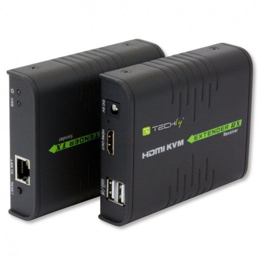  Techly IDATA HDMI-KVM2 KVM ilgintuvas Siųstuvas ir imtuvas 