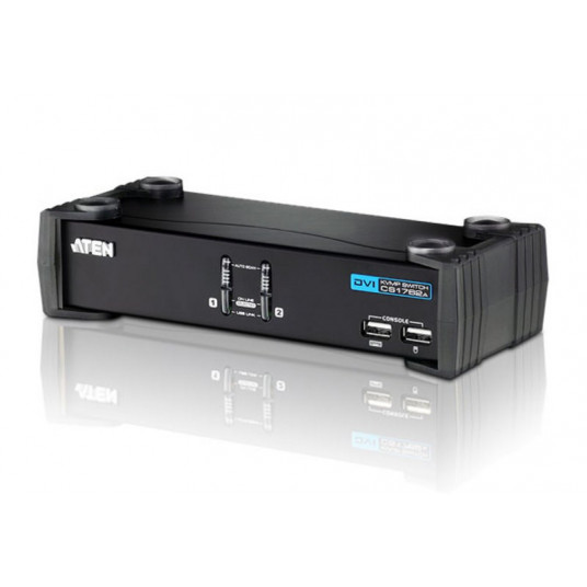  ATEN CS1762A-AT-G KVM jungiklis Juoda 