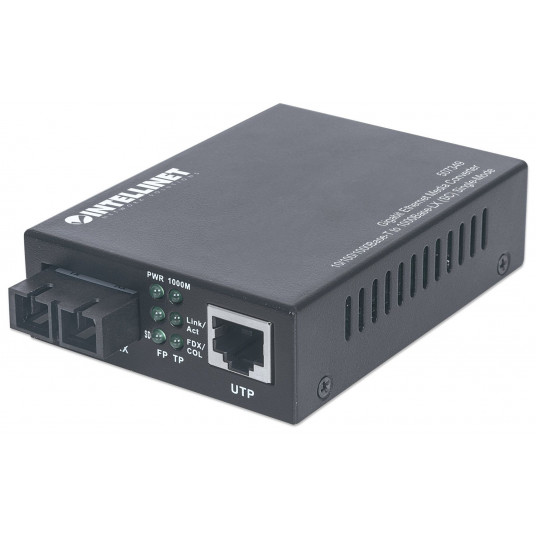 Intellinet Media konwerter gigabit RJ45 na SC