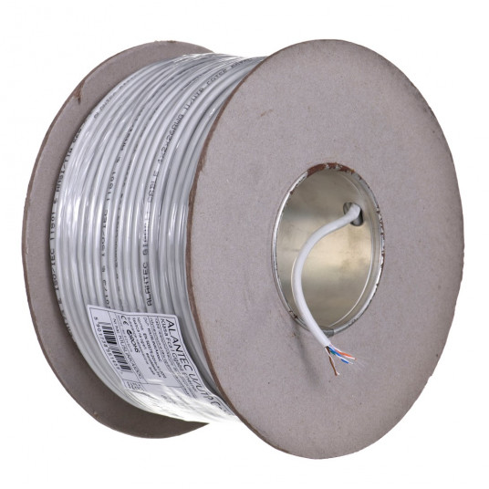  ALANTEC UTP KABELIS 4X2X24AWG CAT.5E PVC 100M PILKAS - 100% VARIS 