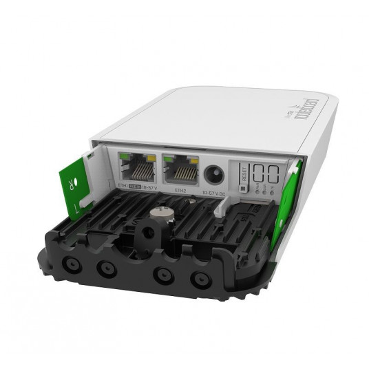  Mikrotik wAP R ac 867 Mbit/ai Balta Maitinimas per Eternetą (PoE) RBwAPGR-5HacD2HnD 