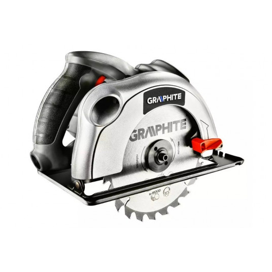  Diskinis pjūklas 1200W Graphite diskinis pjūklas 185 mm su lagaminu 