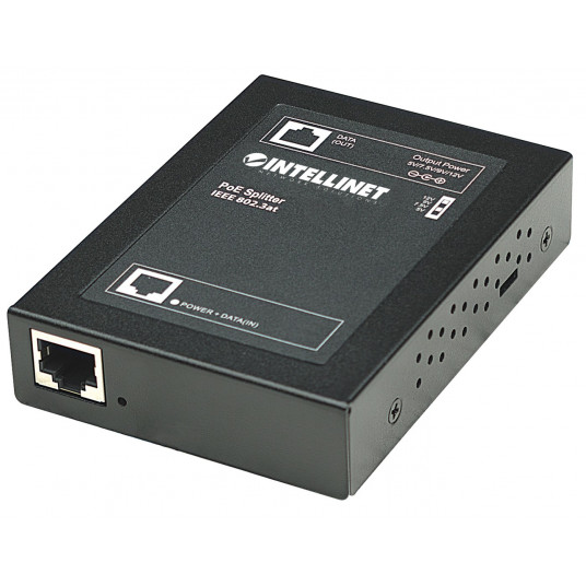  Intellinet 560443 Splitter rozdzielacz PoE+, RJ45 10/100, regulowane napięcie 5V/7,5V/9V/12V DC 