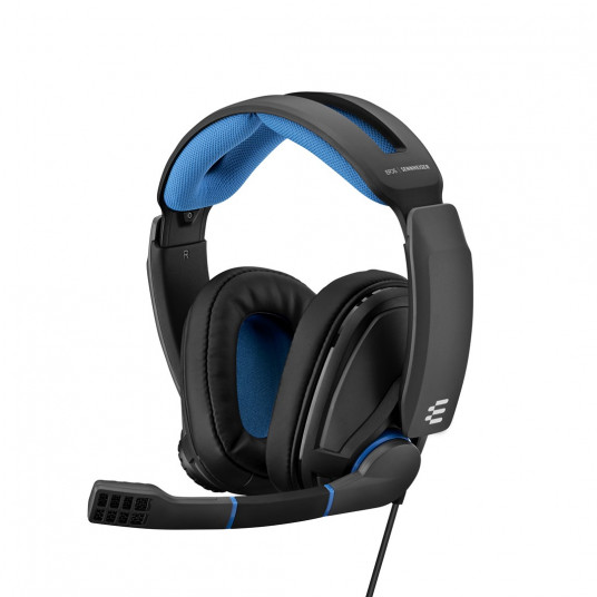  EPOS | SENNHEISER GSP 300 Laisvų rankų įranga Su lankeliu 3,5 mm jungtis Juoda, Mėlyna 