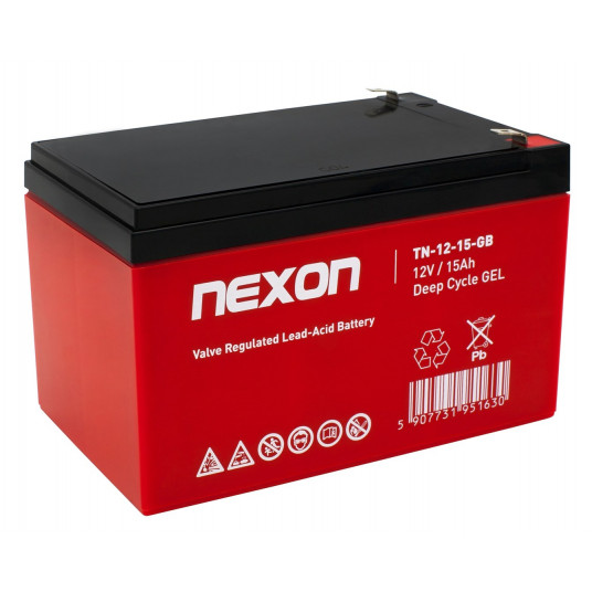  NEXON GELIO AKUMULIATORIUS TN-GEL15 12V 15AH 