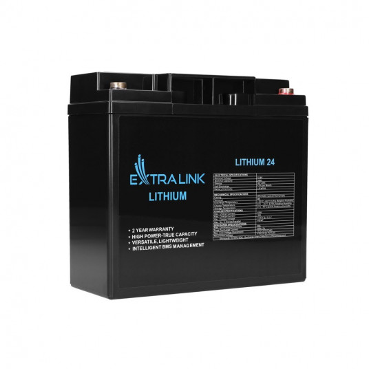  Extralink EX.30424 įkraunama baterija Ličio geležies fosfatas (LiFePO4) 24000 mAh 12,8 V 
