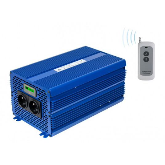  AZO Digital 24 VDC / 230 VAC ECO MODE SINUS IPS-5000S PRO 5000W įtampos keitiklis 