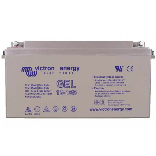  Victron Energy Deep Cycle gel battery 12V/165Ah (BAT412151104) 