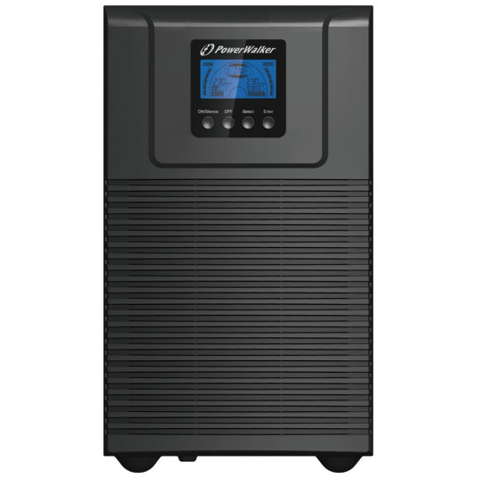  PowerWalker VFI 3000 TGB Dviguba konversija (prisijungus) 3 kVA 2700 W 5 AC išvestis(ys / čių) 