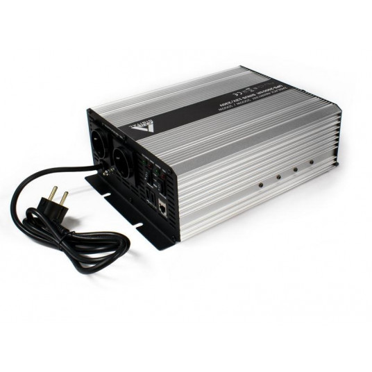  Nepertraukiamo maitinimo šaltinis (UPS + AVR) AZO Digital 12V UPS-2000SR Sinus 2000W/1000W 12V/230V 