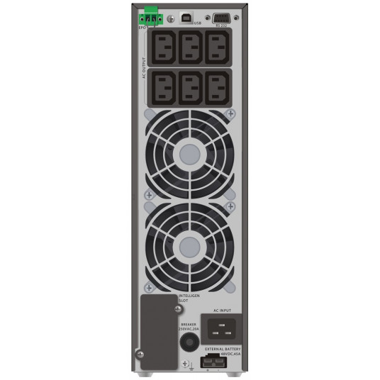  PowerWalker VFI 2000 TGS Dviguba konversija (prisijungus) 2 kVA 1800 W 6 AC išvestis(ys / čių) 