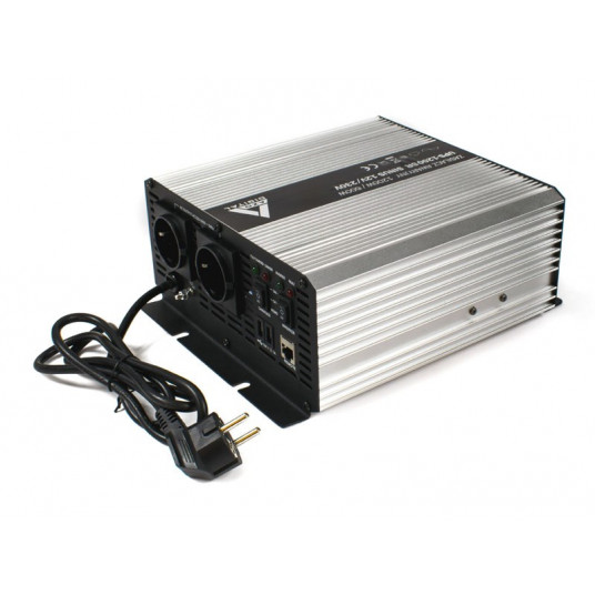  Nepertraukiamo maitinimo šaltinis (UPS + AVR) AZO Digital 12V UPS-1200SR Sinus 1200W/600W 12V/230V 