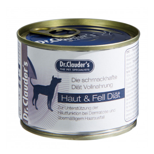 Dr. Clauder's fsd "Fur&skin" drėgnas maistas odos problemų turintiems šunims 200g
