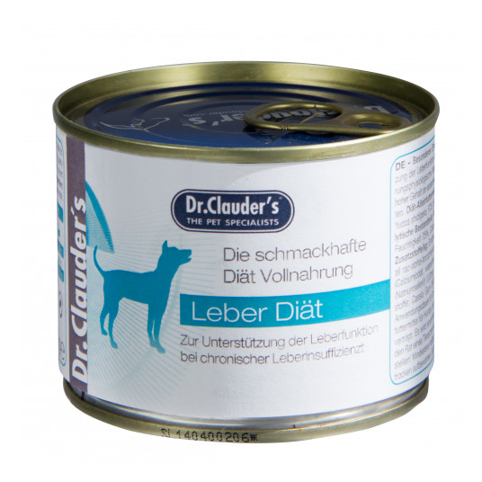 Dr.Clauder's lpd hepatic diet drėgnas maistas šunims, sergantiems kepenų ligomis 200g