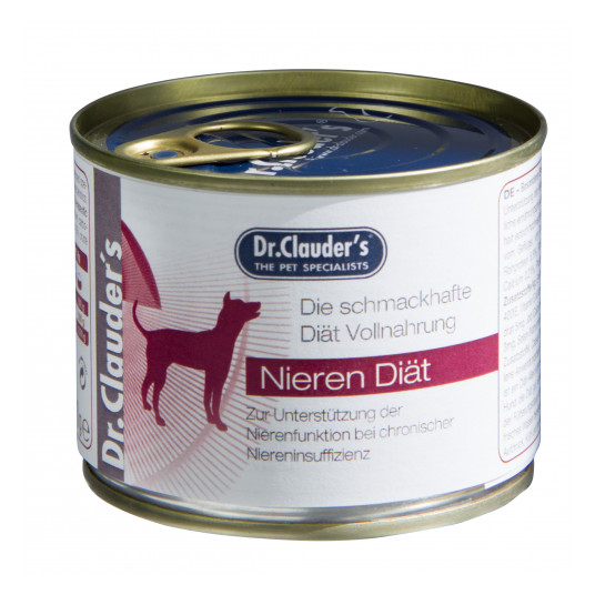 Dr. Clauder's rsd renal diet drėgnas maistas šunims, sergantiems inkstų ligomis 200g