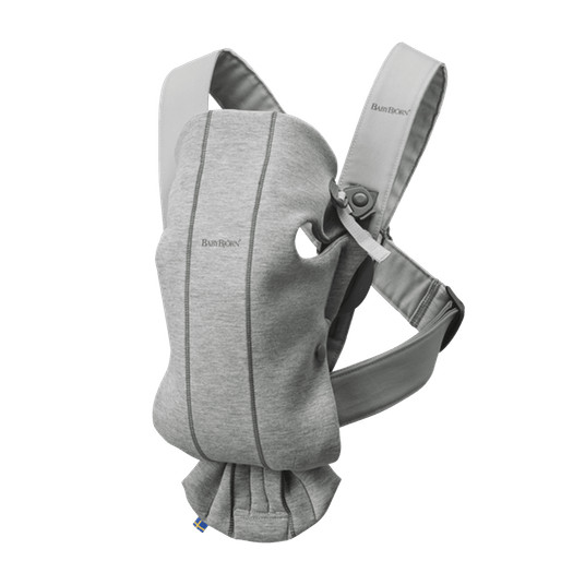 BABYBJÖRN nešioklė MINI LIGHT GREY, 3D JERSEY