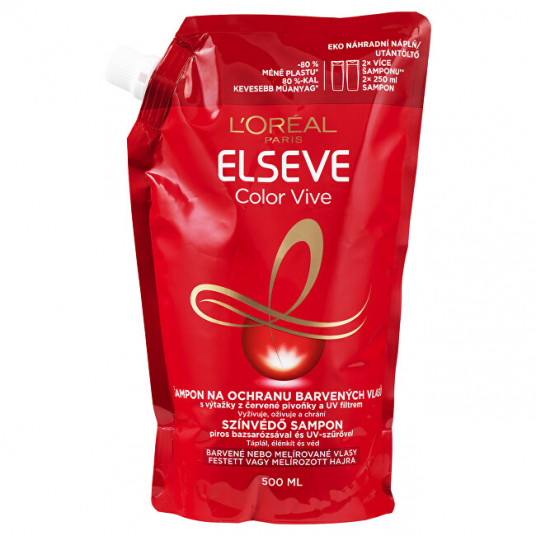  L´Oréal Paris - Shampoo for colored hair Elseve Color Vive refill - 500 ml 
