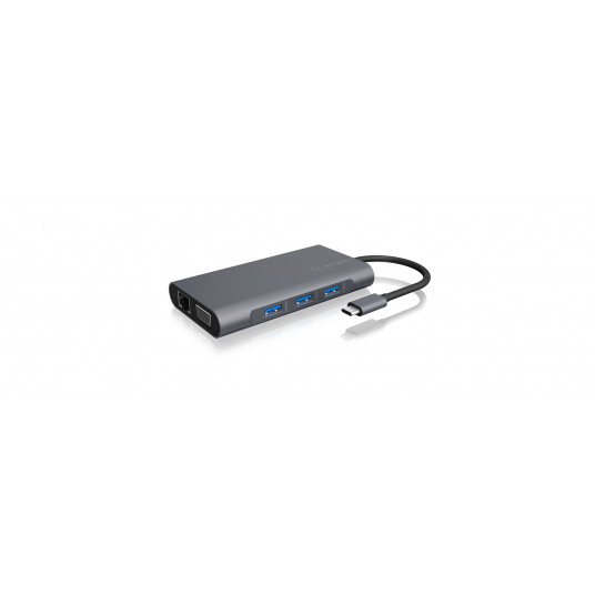  Icy Box IB-DK4040-CPD USB Type-C™ DockingStation with two video interfaces 