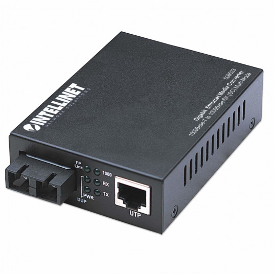 Intellinet Media konwerter gigabit RJ45 na SC_