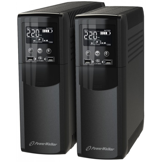  PowerWalker VI 600 CSW FR „Line-Interactive“ 0,6 kVA 360 W 4 AC išvestis(ys / čių) 