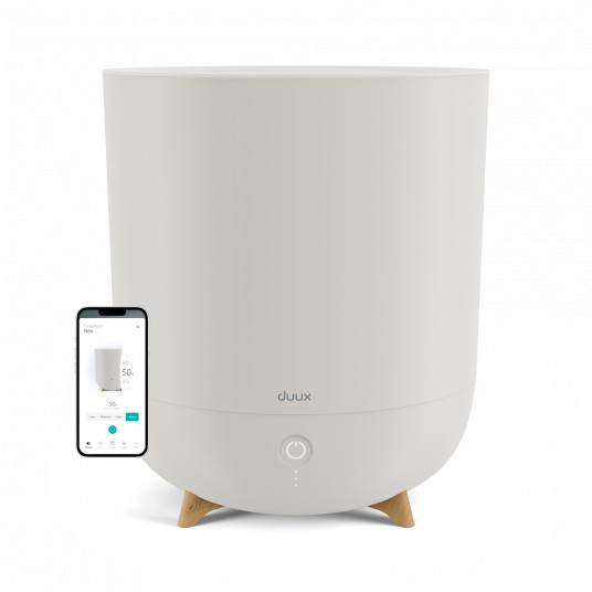  Duux Smart Humidifier Neo Water tank capacity 5 L Suitable for rooms up to 50 m² Ultrasonic Humidification capacity 500 ml/hr Greige 