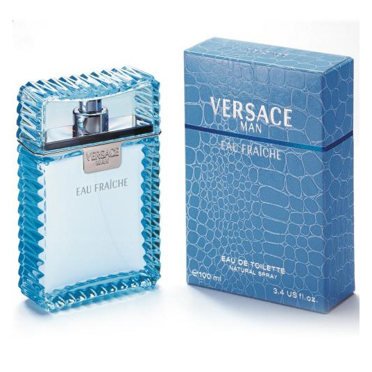 Tualetinis vanduo vyrams Versace Man Eau Fraiche EDT Spray Blue 100 ml