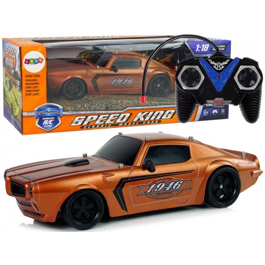 Nuotoliniu būdu valdomas automobilis Brown Champion, 1:18