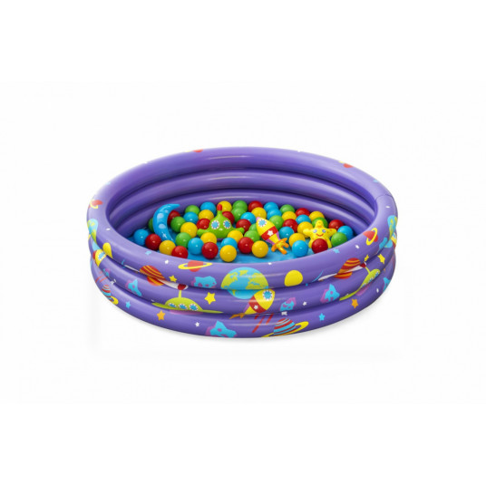 Pripučiamas baseinas su kamuoliukais Bestway, 102 x 25 cm