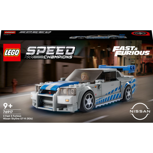  LEGO® 76917 SPEED CHAMPIONS „Greiti ir įsiutę 2“ „Nissan Skyline GT-R (R34)“ 