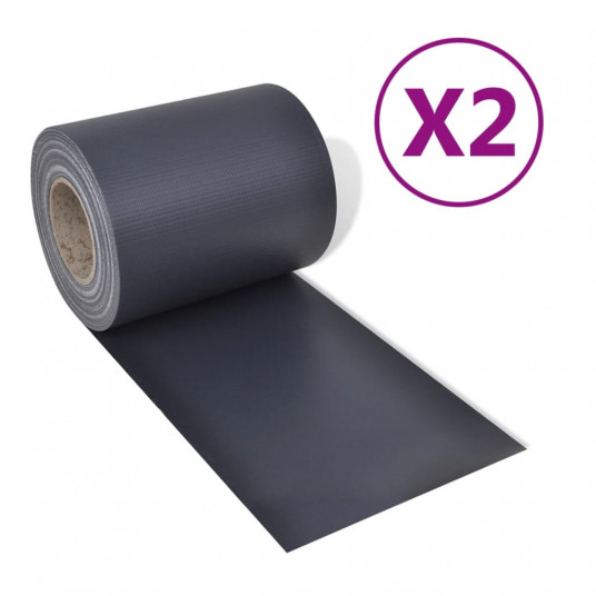  Sodo pertvaros, 2vnt., tamsiai pilkos, 70x0,19m, PVC 