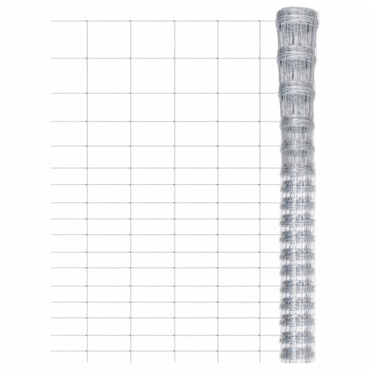  Sodo tvora, sidabrinės spalvos, 50x1,25m, galvanizuotas plienas 