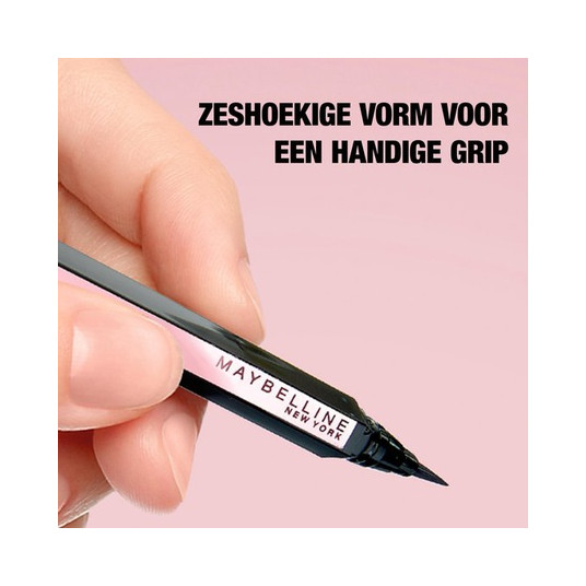 MAYBELLINE Hyper Easy Brush Tip Liner eyeliner w pisaku 800 Black 1szt